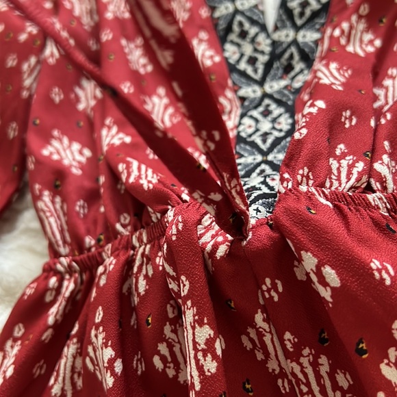 Parisian Petite Border Print Romper with Tie Waist US Size 4P - Picture 5 of 6